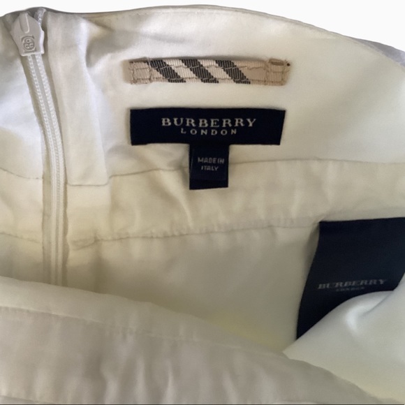 Burberry Cotton Eyelet Halter Dress. Off-white. Sz. 6 - Picture 5 of 7